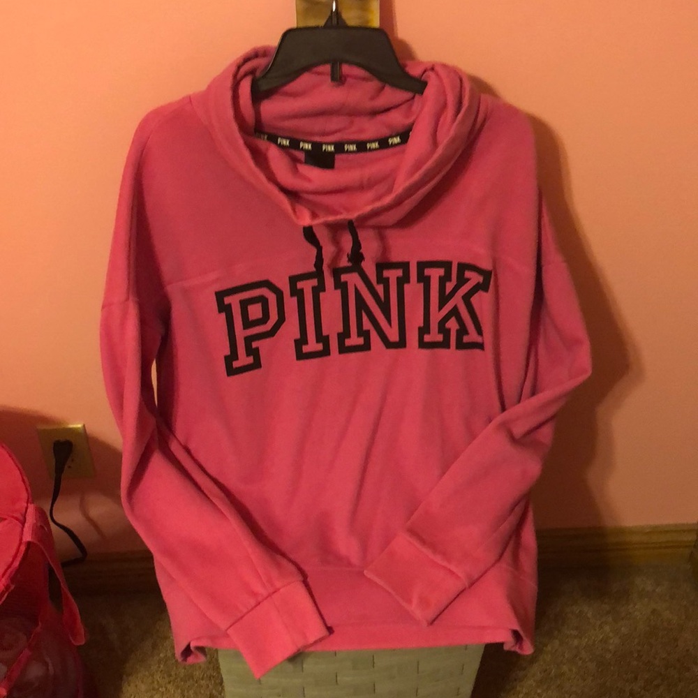 High Neck/Turtleneck PINK Sweatshirt